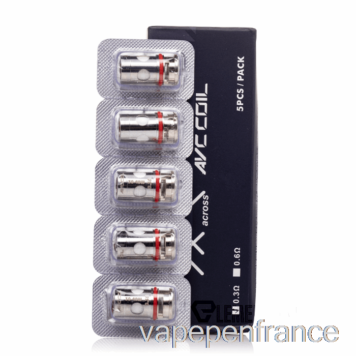 à Travers Les Bobines De Remplacement Vape Avc Bobines De Maille 0,3ohm Stylo Vape